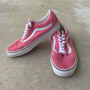 Womens coral vans size 8